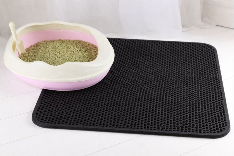 Cat / Dog Litter Mat, Double Layer Waterproof Mat, Non-Slip Sand Pad, Washable