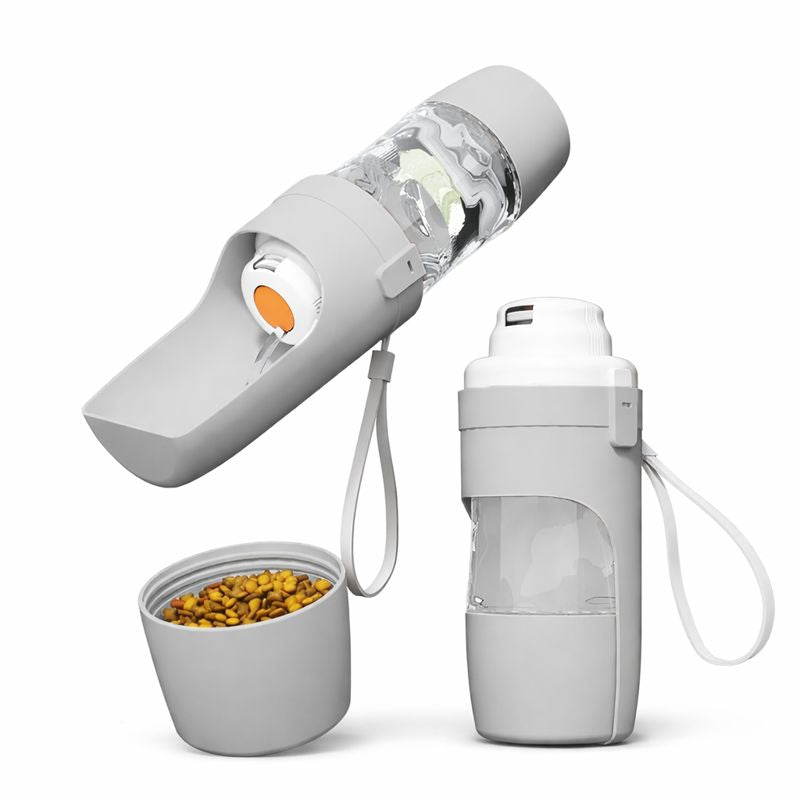 Portable Dog Cat Water and Food storage bottle