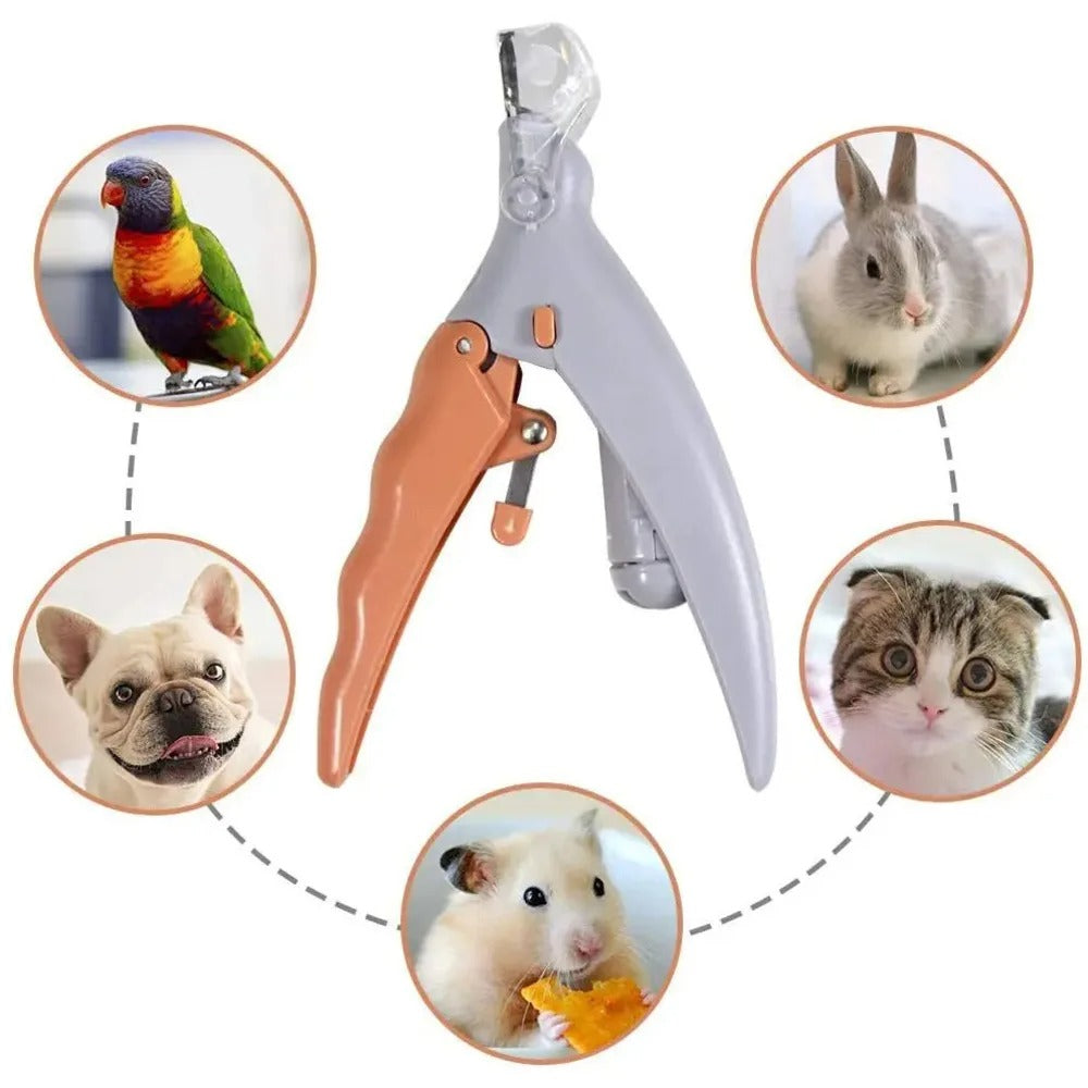 Professional Pet Nail Clipper Dog Nail Trimmer and Toenail Clippers Pet Nail Scissor with LED Light for Cats and Dogs
