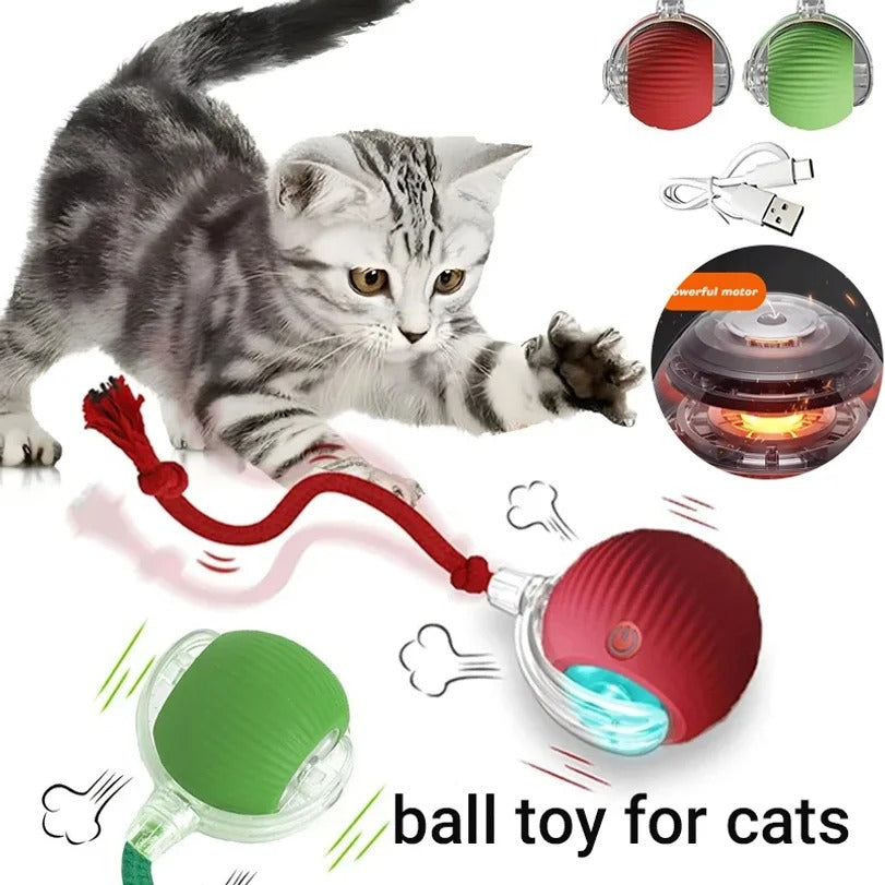 Speedy Tail 2.0 Dog - Cat Toy, 360°Automatic Rolling Ball, Smart Interactive Cat Toy, Smart Jumping Ball for Dogs and Cats